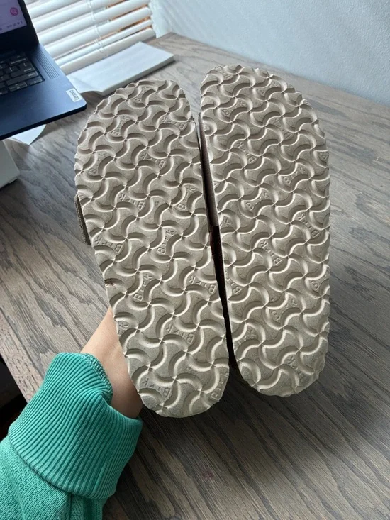 [Birkenstock] Madrid Big Buckle Washed Metallic Rose Gold sandal 39 - Picture 8 of 12